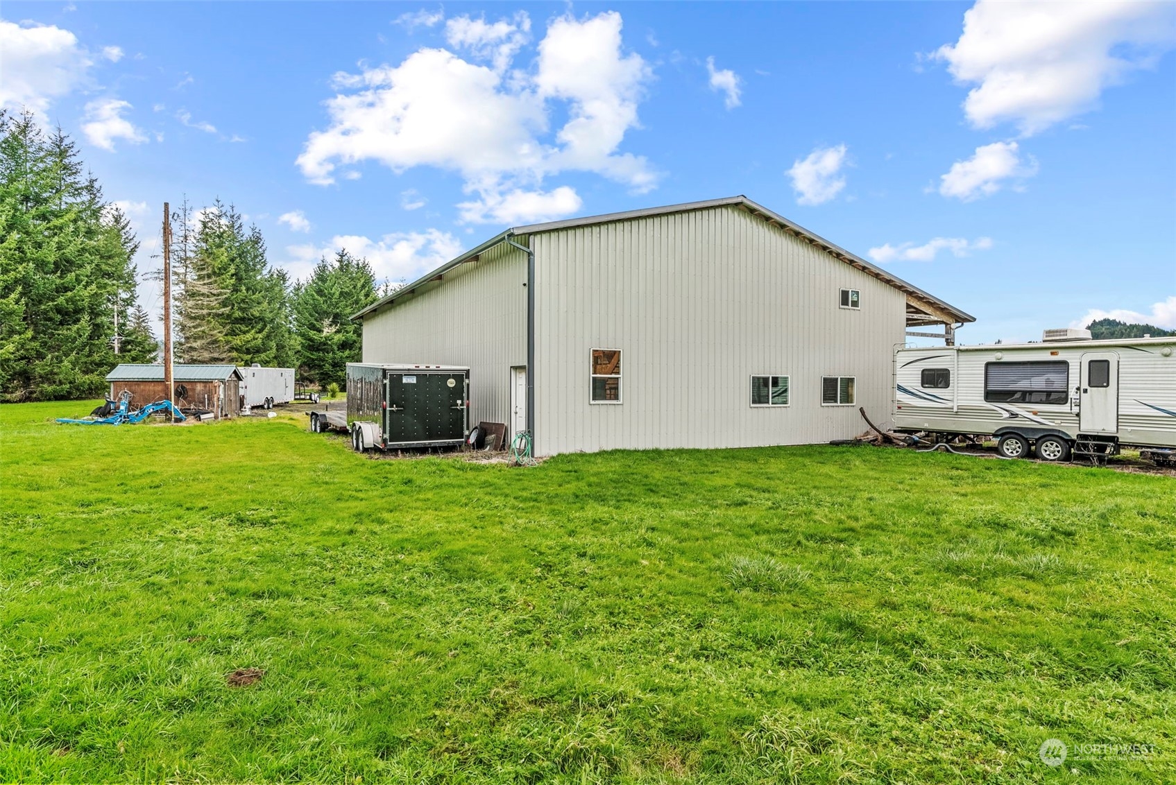 280 East Valley Road Skamokawa, WA 98647 - Photo 10 of 30 a view of a backyard with sitting area