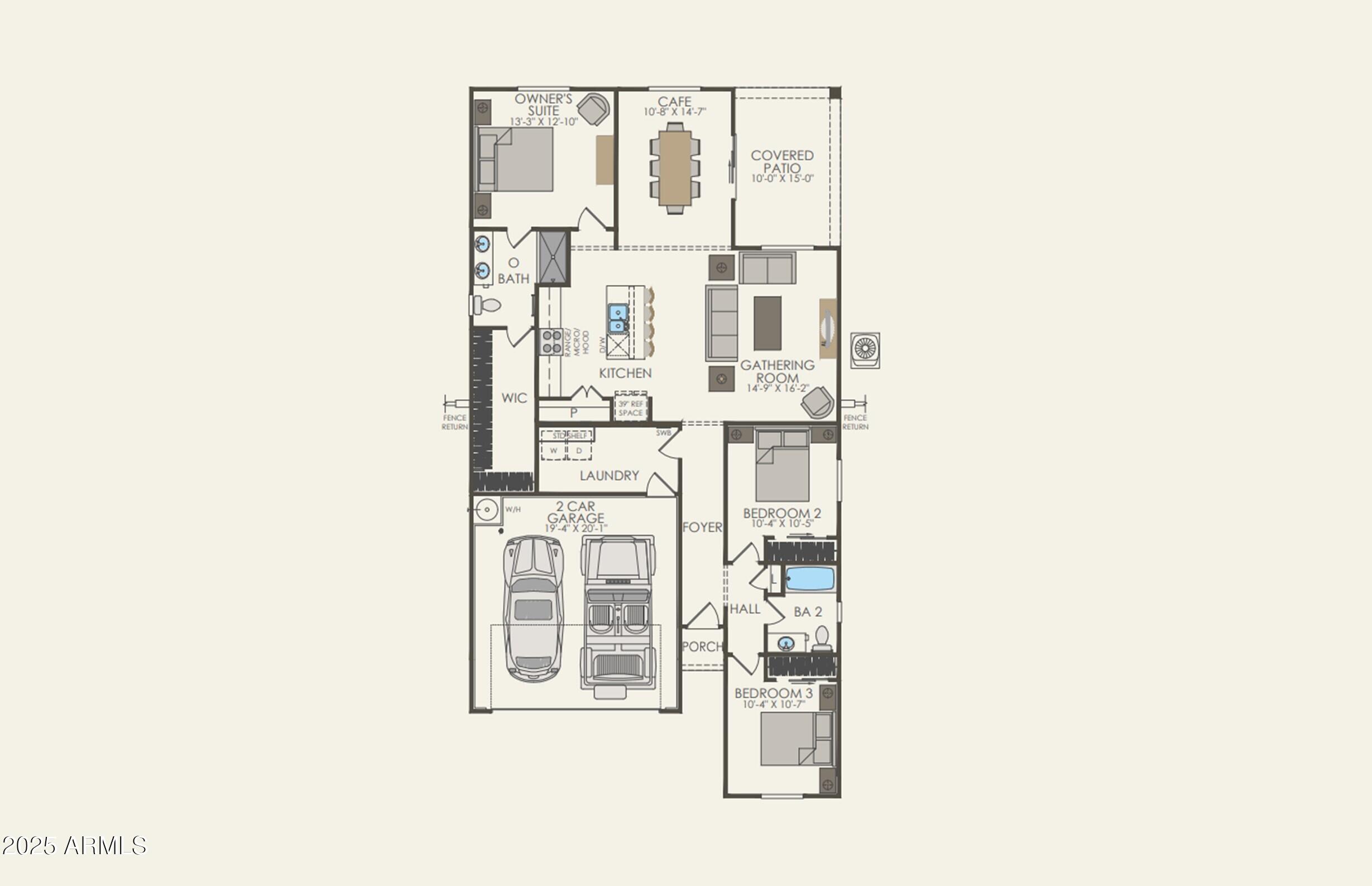 25144 West Wier Avenue Buckeye, AZ 85326 - Photo 2 of 2 Floor Plan