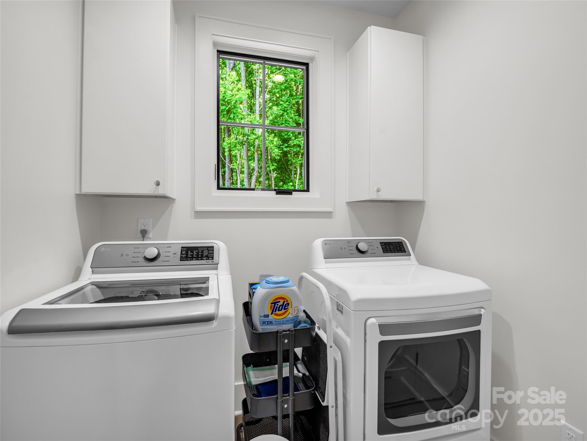 627 Cherry Hill, Unit 201 Mill Spring, NC 28756 - Photo 24 of 48 a utility room with dryer and washer