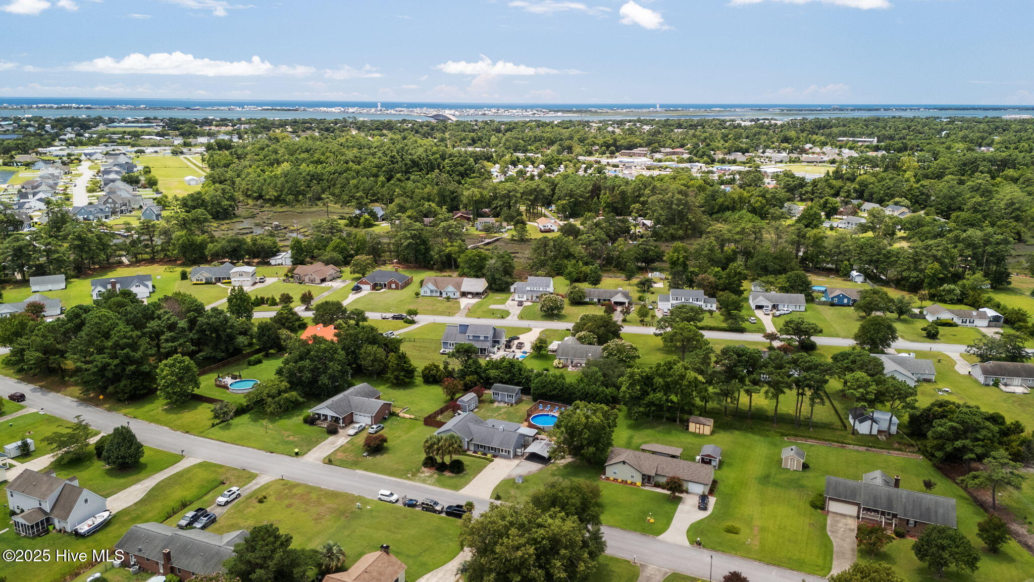 1815 Paulette Road Morehead City, NC 28557 - Photo 50 of 54 Aerial 4