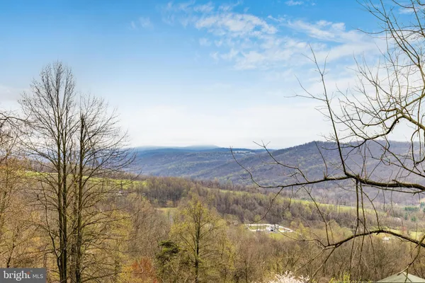 a view of a backyard of a house