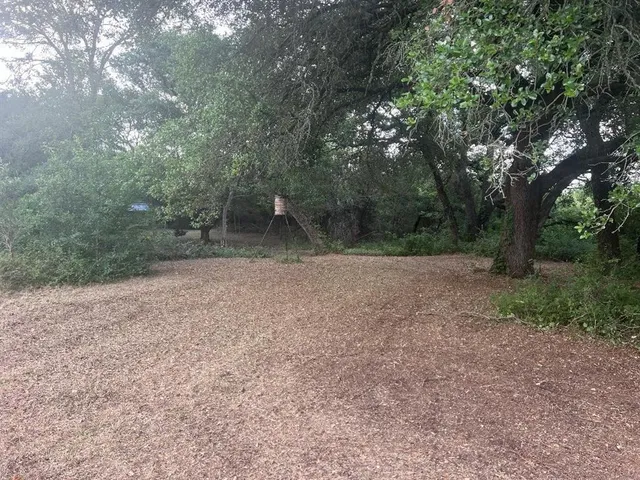 a backyard of a house