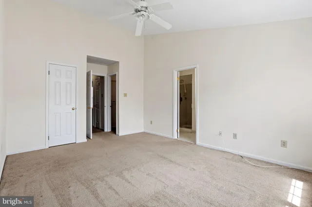 a view of an empty room