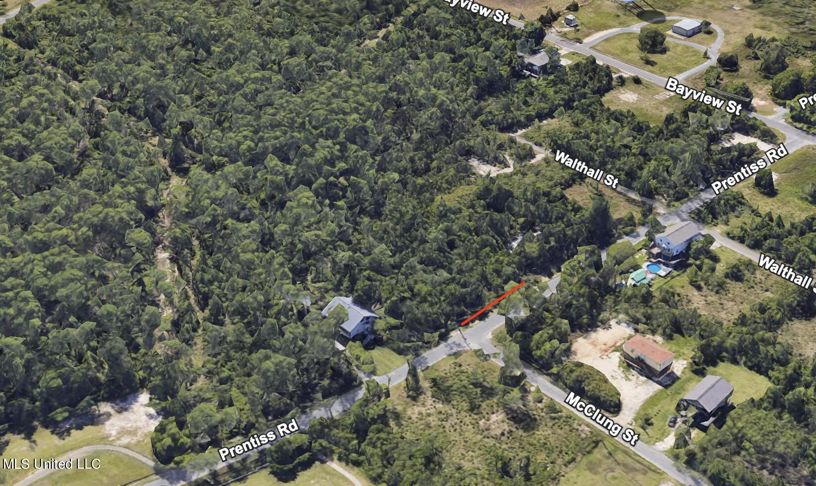 0 Prentiss Road Pass Christian, MS 39571 - Photo 3 of 4 Aerial 3D