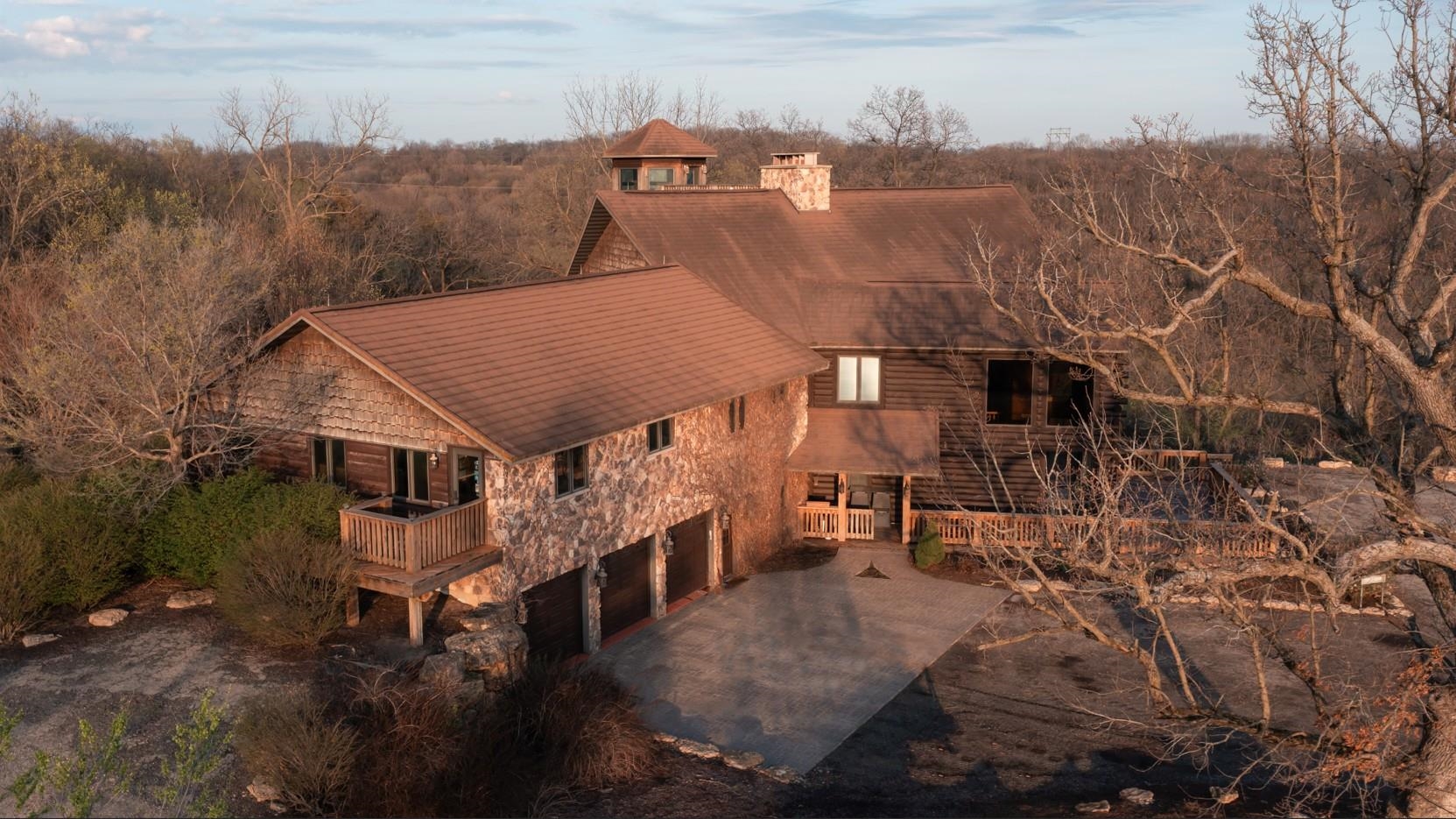 2003 West Hanover Road Hanover, IL 61041 - Photo 14 of 61 an aerial view of a house with a yard
