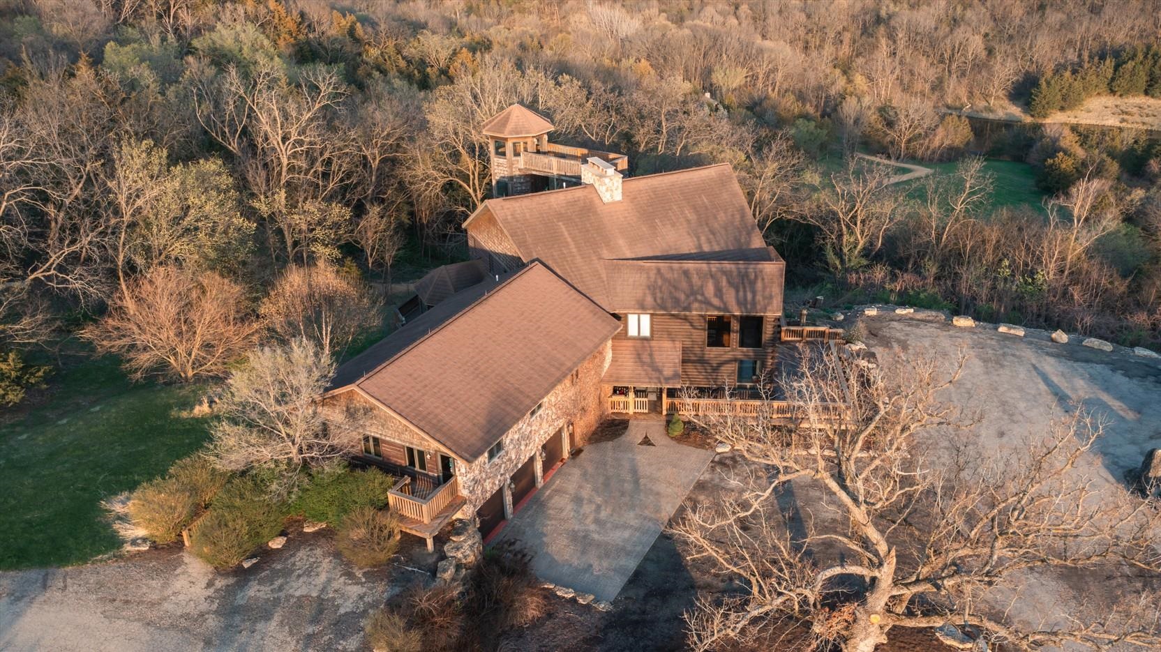 2003 West Hanover Road Hanover, IL 61041 - Photo 53 of 61 an aerial view of a house with outdoor space