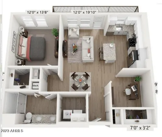 $1,745 | 7460 North Zanjero Boulevard, Unit A4, Glendale, AZ 85305