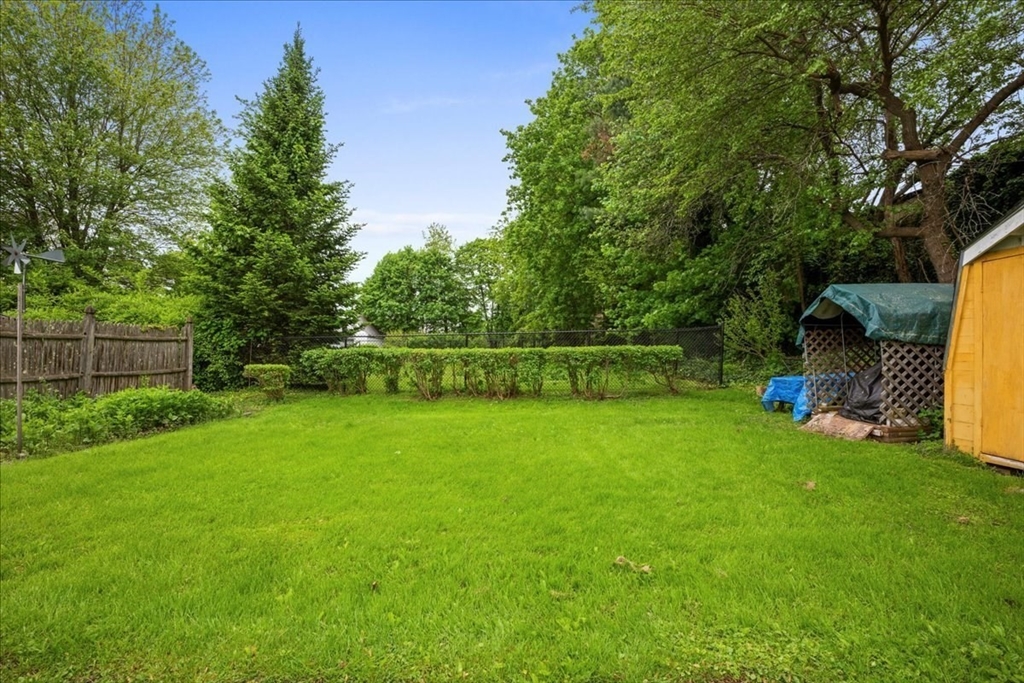 29 Tatman Street Worcester, MA 01607 - Photo 35 of 42 a view of a backyard with furniture