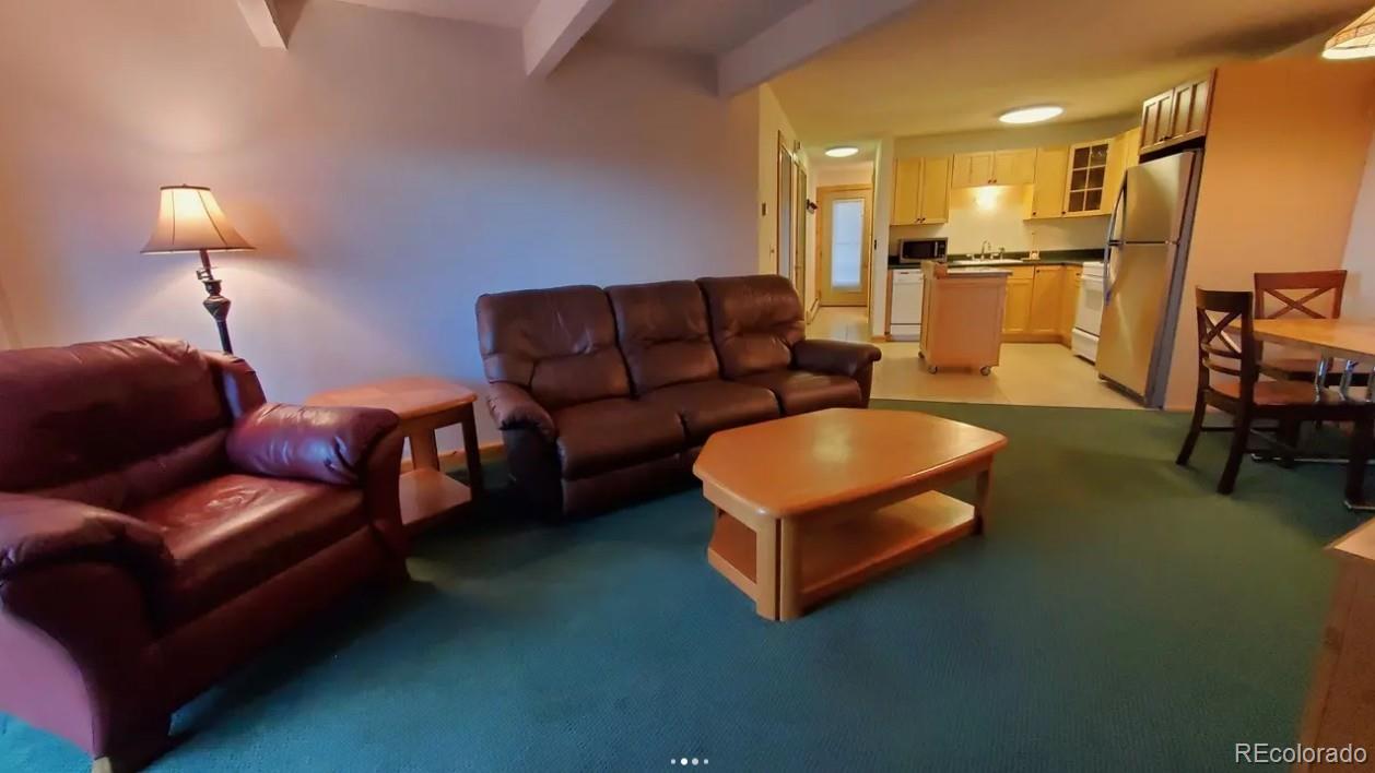 7223 Ryan Gulch Road Silverthorne, CO 80498 - Photo 1 of 20 a living room with furniture and a lamp