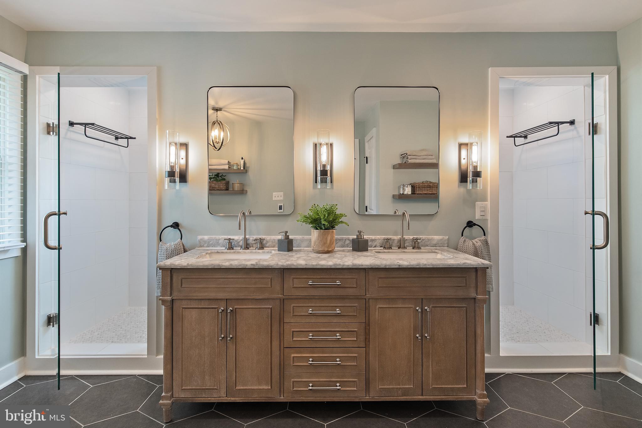 4929 West Chalk Point Road West River, MD 20778 - Photo 23 of 50 Stunning owner's spa bath; heated floors