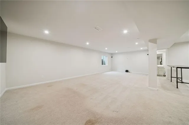 a view of empty room