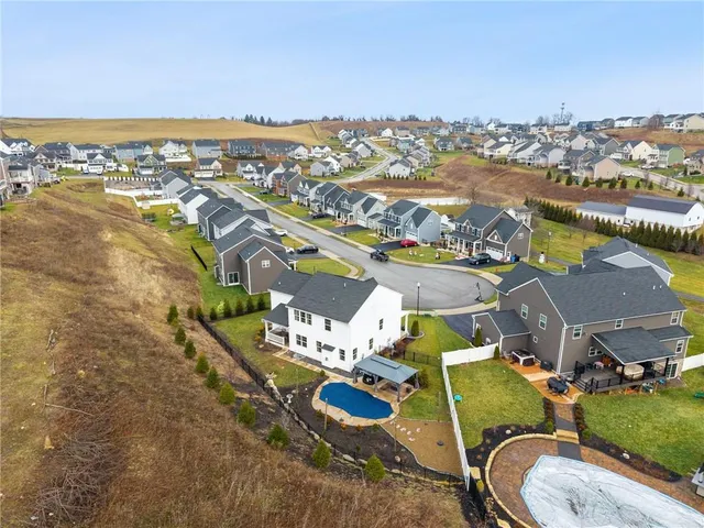 a view of a city with an ocean view