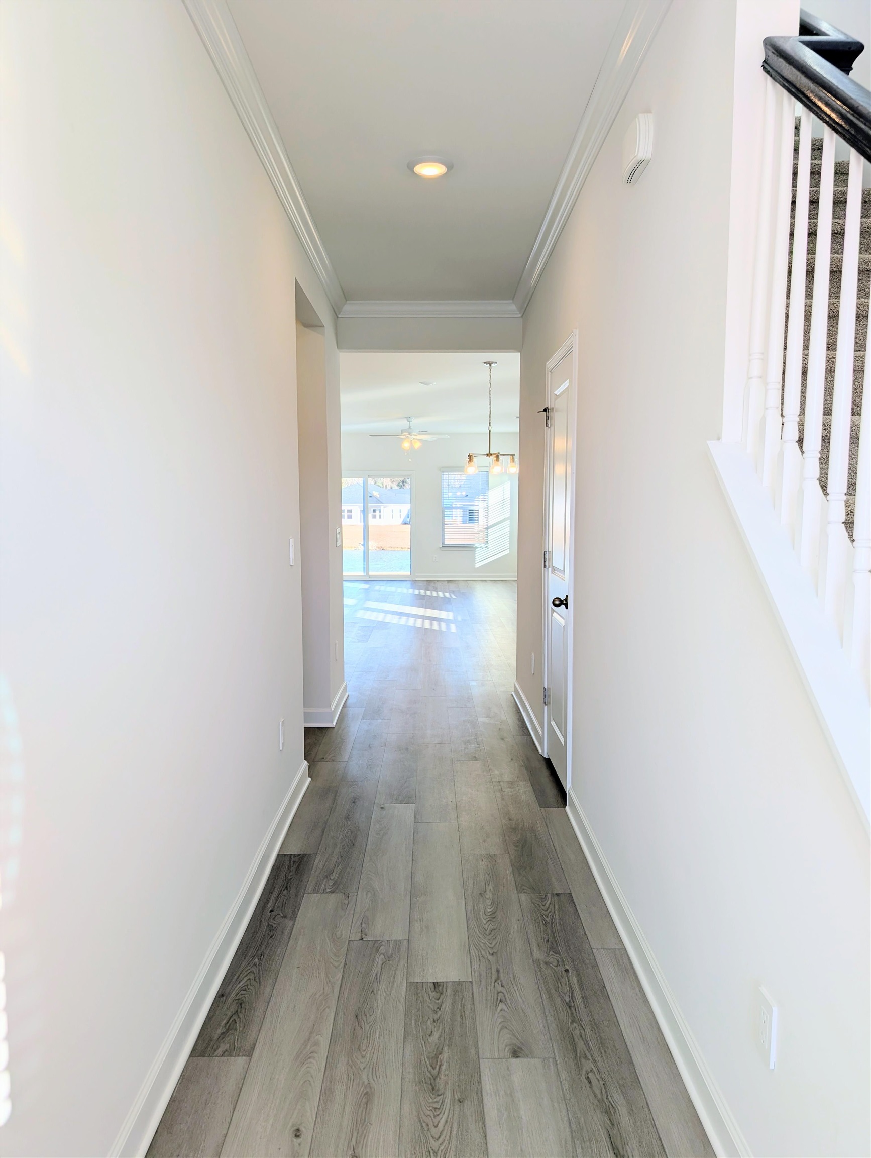 1508 Regal Fern Way Longs, SC 29568 - Photo 3 of 38 Hall with light wood-style flooring and ornamental molding