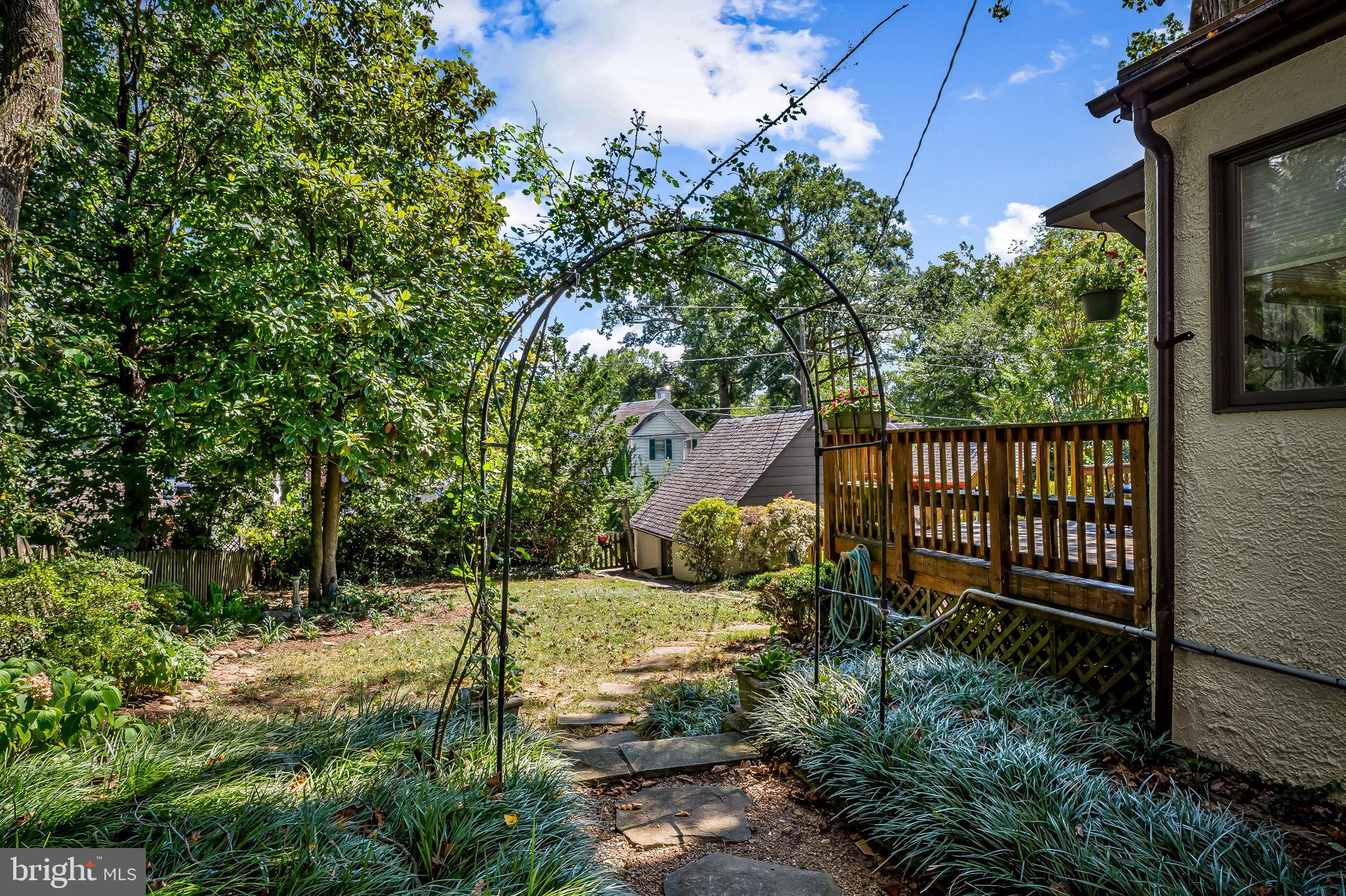 305 Tunbridge Road Baltimore, MD 21212 - Photo 53 of 58 a view of a wooden fence and a backyard