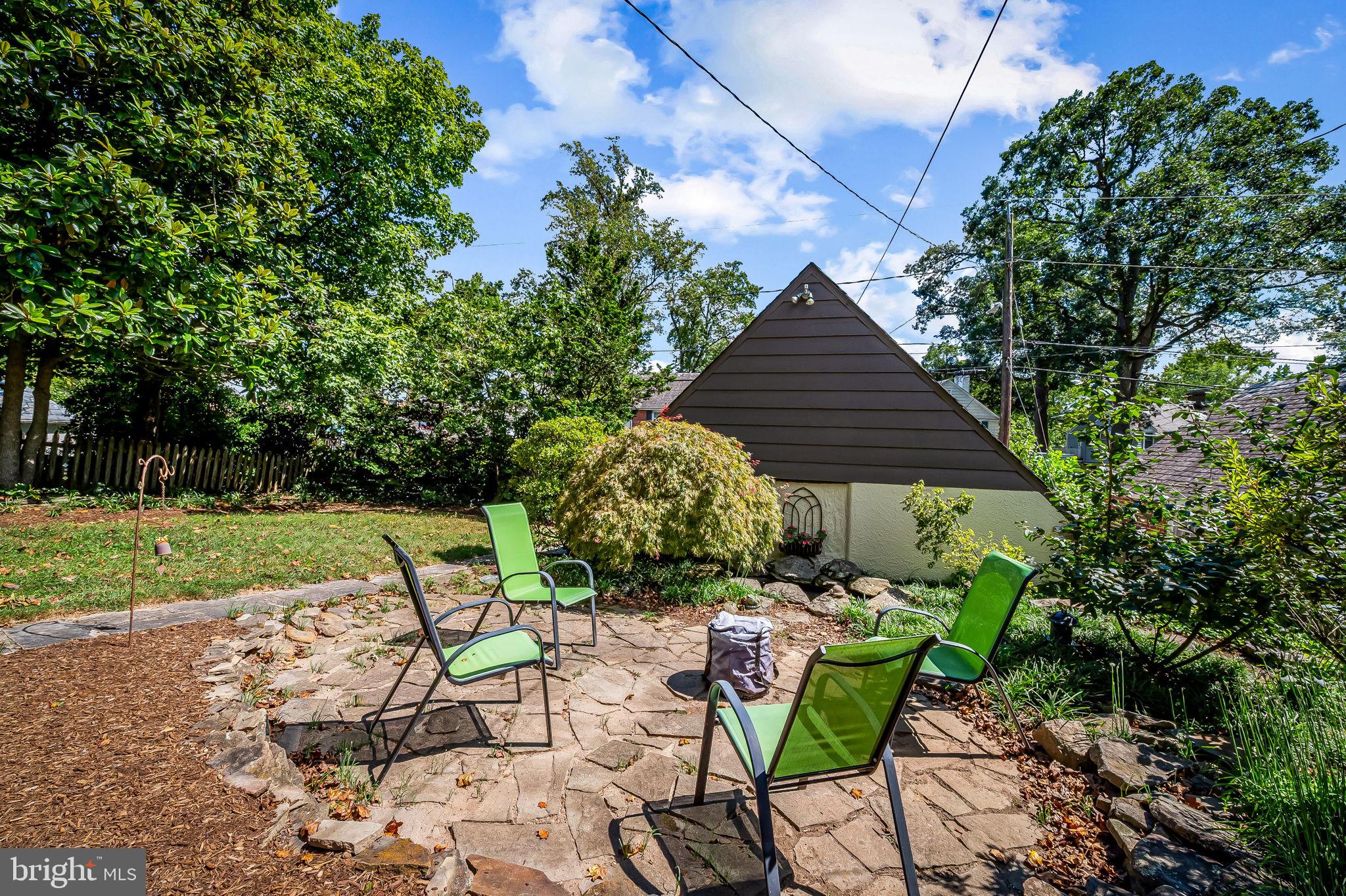 305 Tunbridge Road Baltimore, MD 21212 - Photo 56 of 58 a view of backyard with seating space and trees