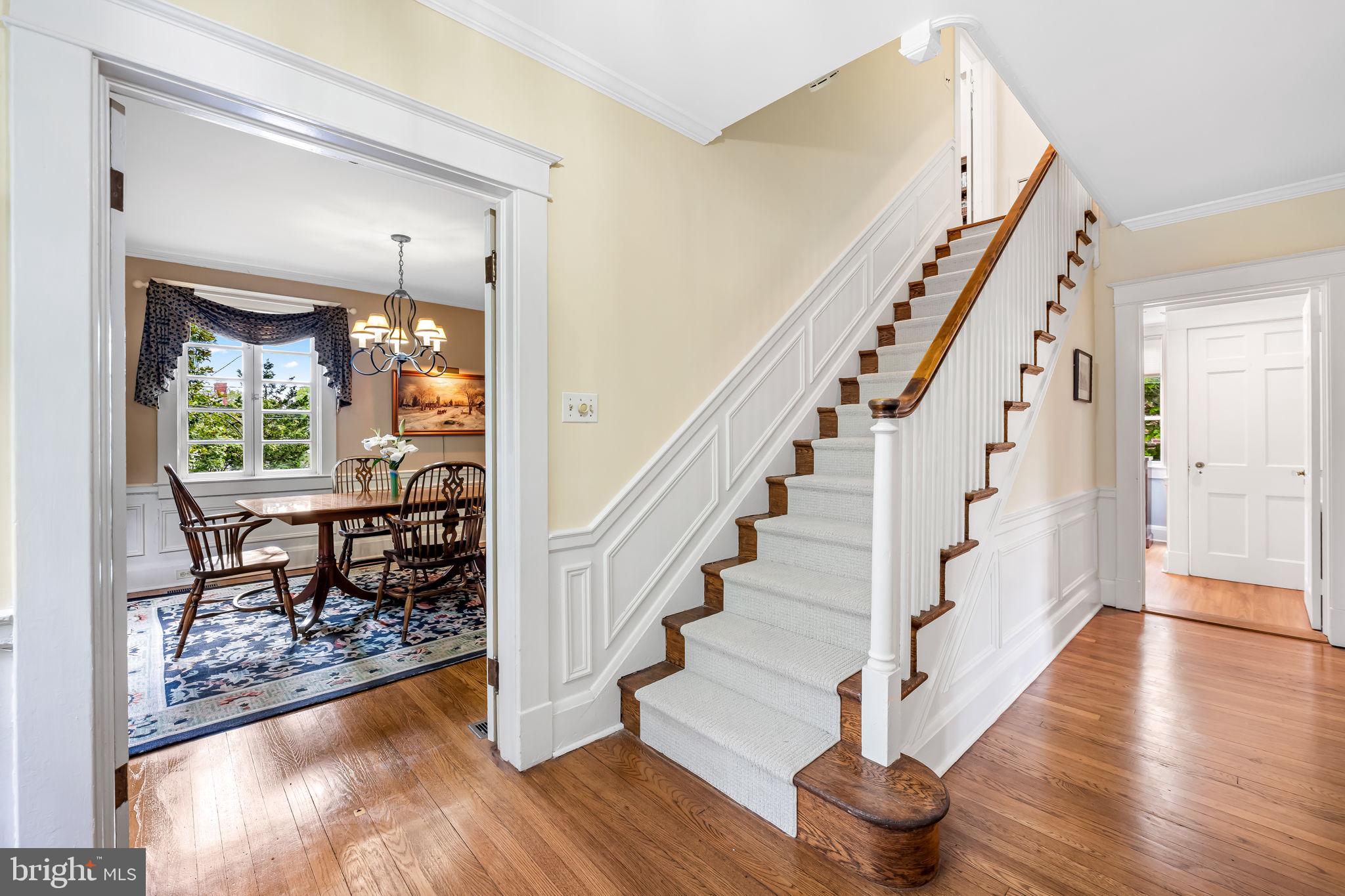 305 Tunbridge Road Baltimore, MD 21212 - Photo 6 of 58 a view of entryway and hall with wooden floor