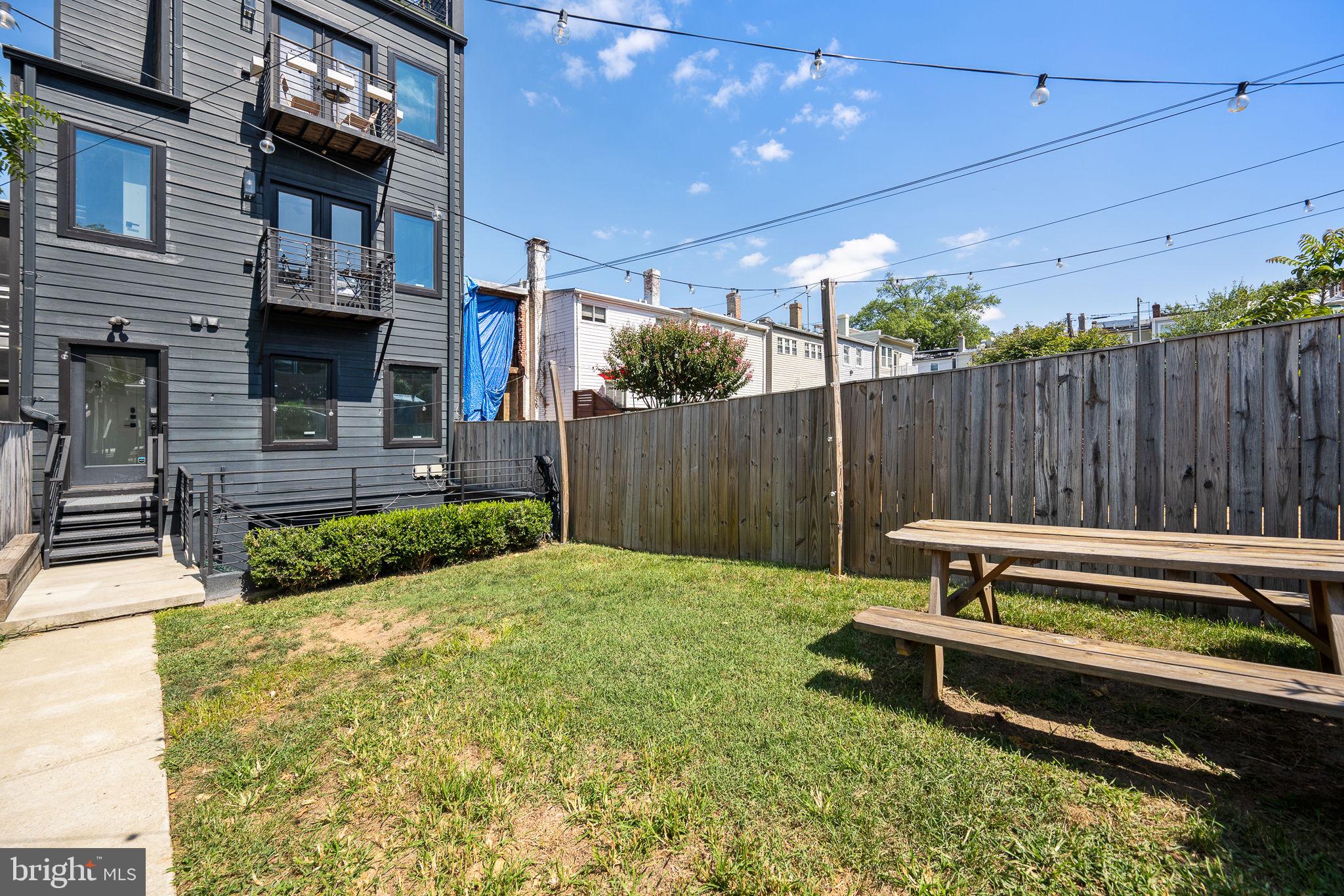 320 Webster Street Northwest, Unit 2 Washington, DC 20011 - Photo 22 of 25 a garden view with a seating space