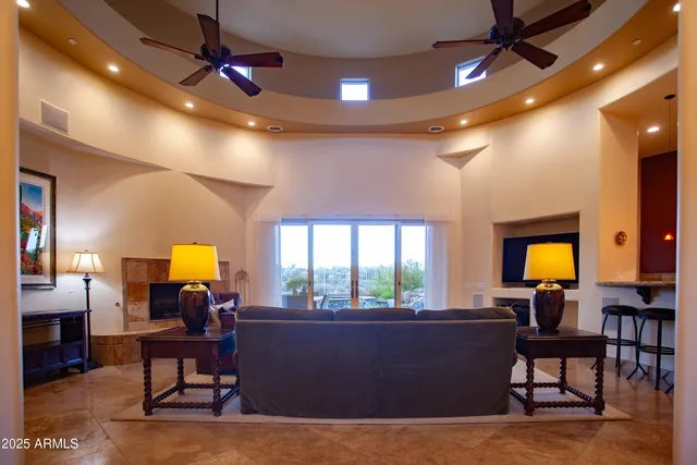 a bedroom with a bed and a walk in closet