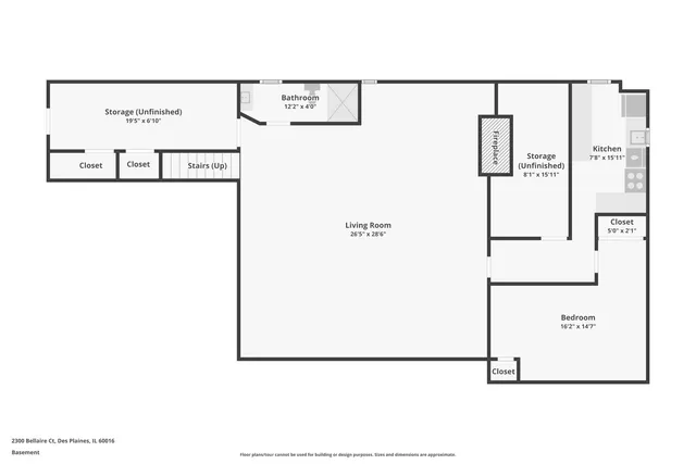 $395,000 | 2300 Bellaire Court, Des Plaines, IL 60016