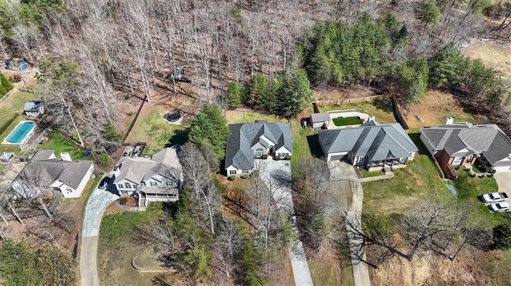 25 Cherokee Hills Drive Rydal, GA 30171 - Photo 55 of 59 an aerial view of a house with outdoor space