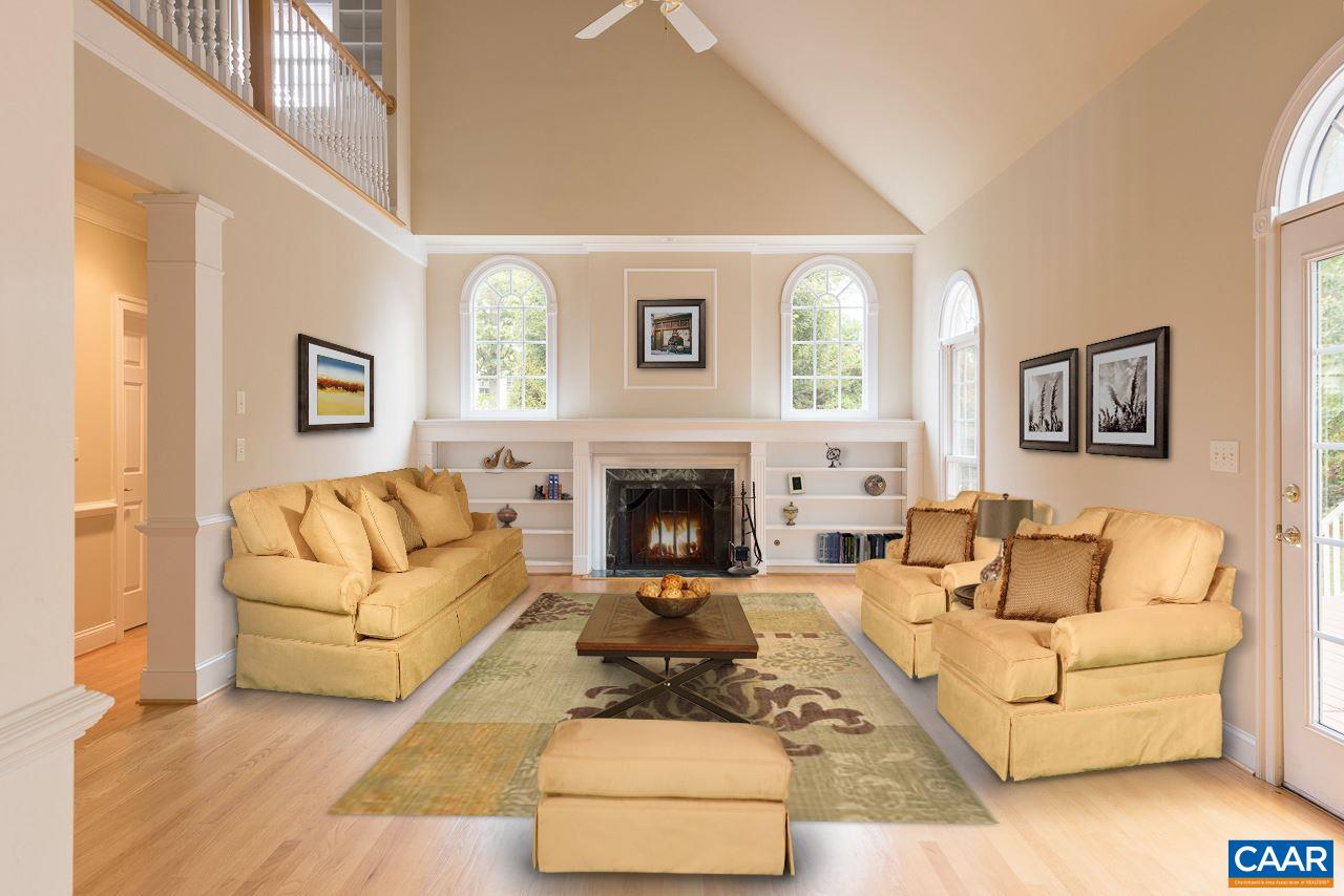3464 Darby Road Keswick, VA 22947 - Photo 10 of 35 a living room with furniture and a fireplace