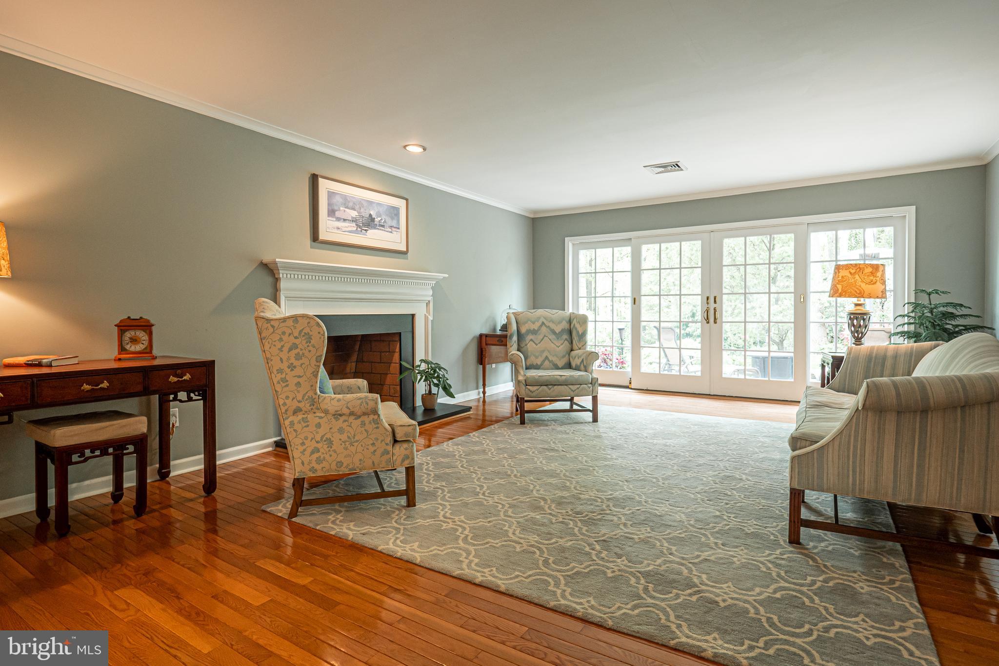 2104 Fox Creek Road Berwyn, PA 19312 - Photo 20 of 97 Large Living Room with Hardwood Floors