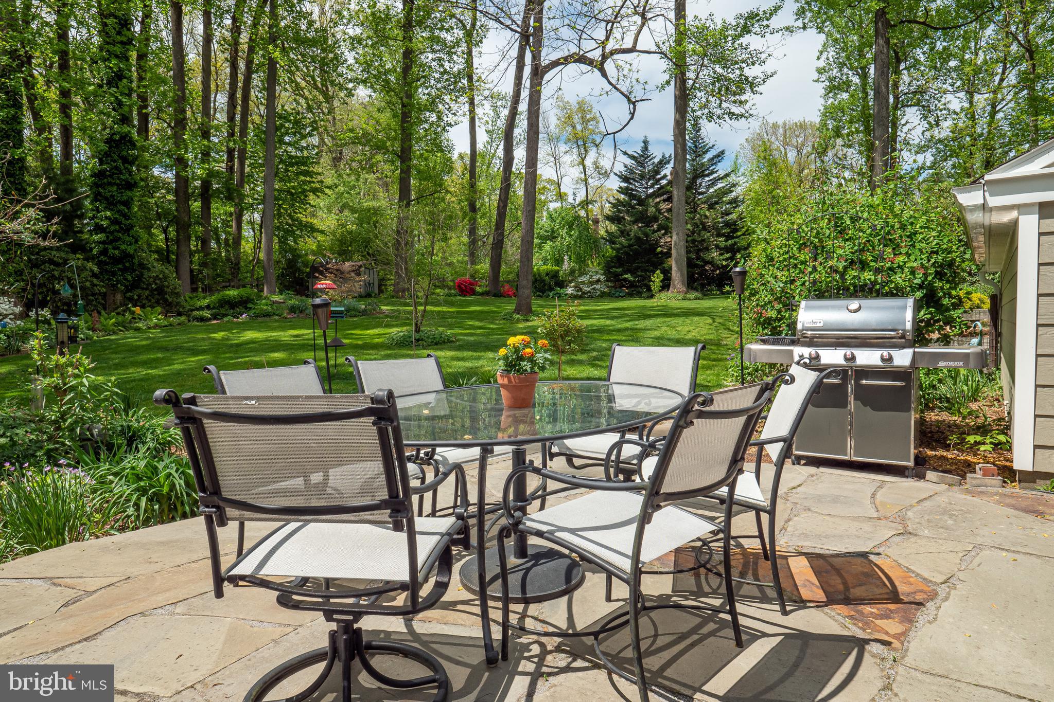 2104 Fox Creek Road Berwyn, PA 19312 - Photo 76 of 97 Upper patio showing Barbeque grill and dining area
