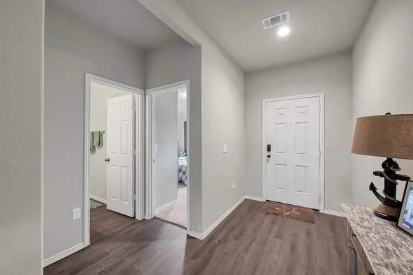wooden floor in an empty room