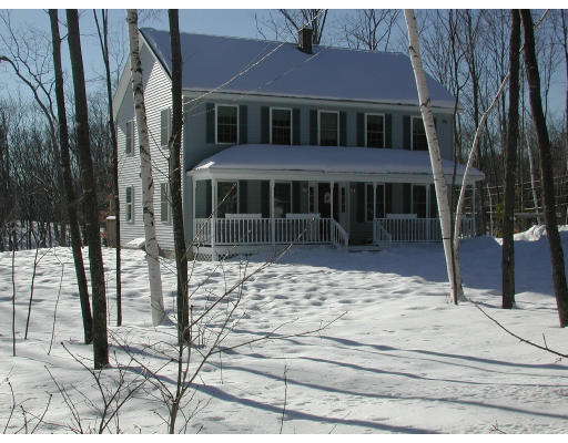 a view of a house with backyard of the house
