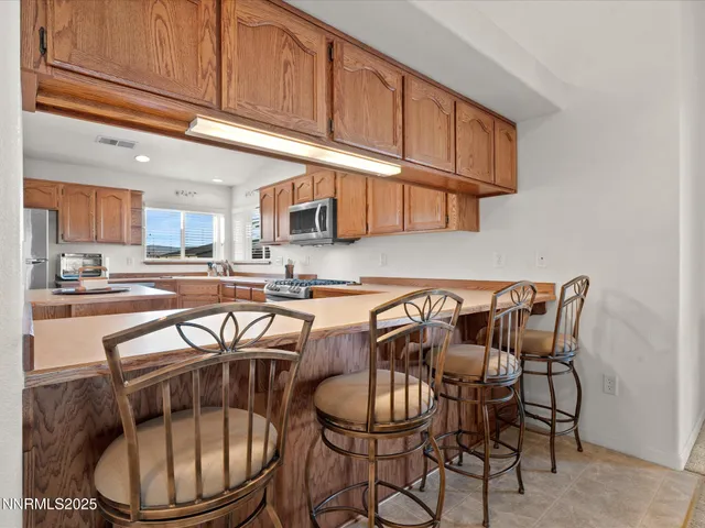 a workspace with furniture and window