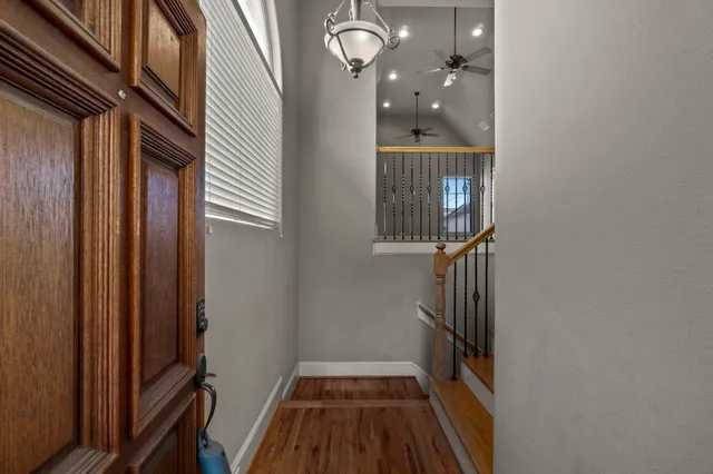 a view of a livingroom from a balcony