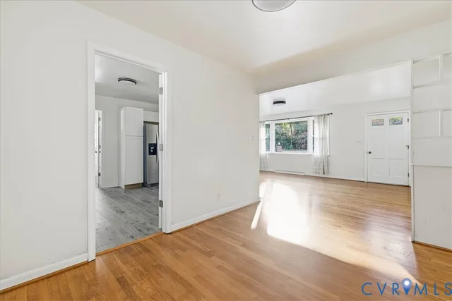 wooden floor in an empty room
