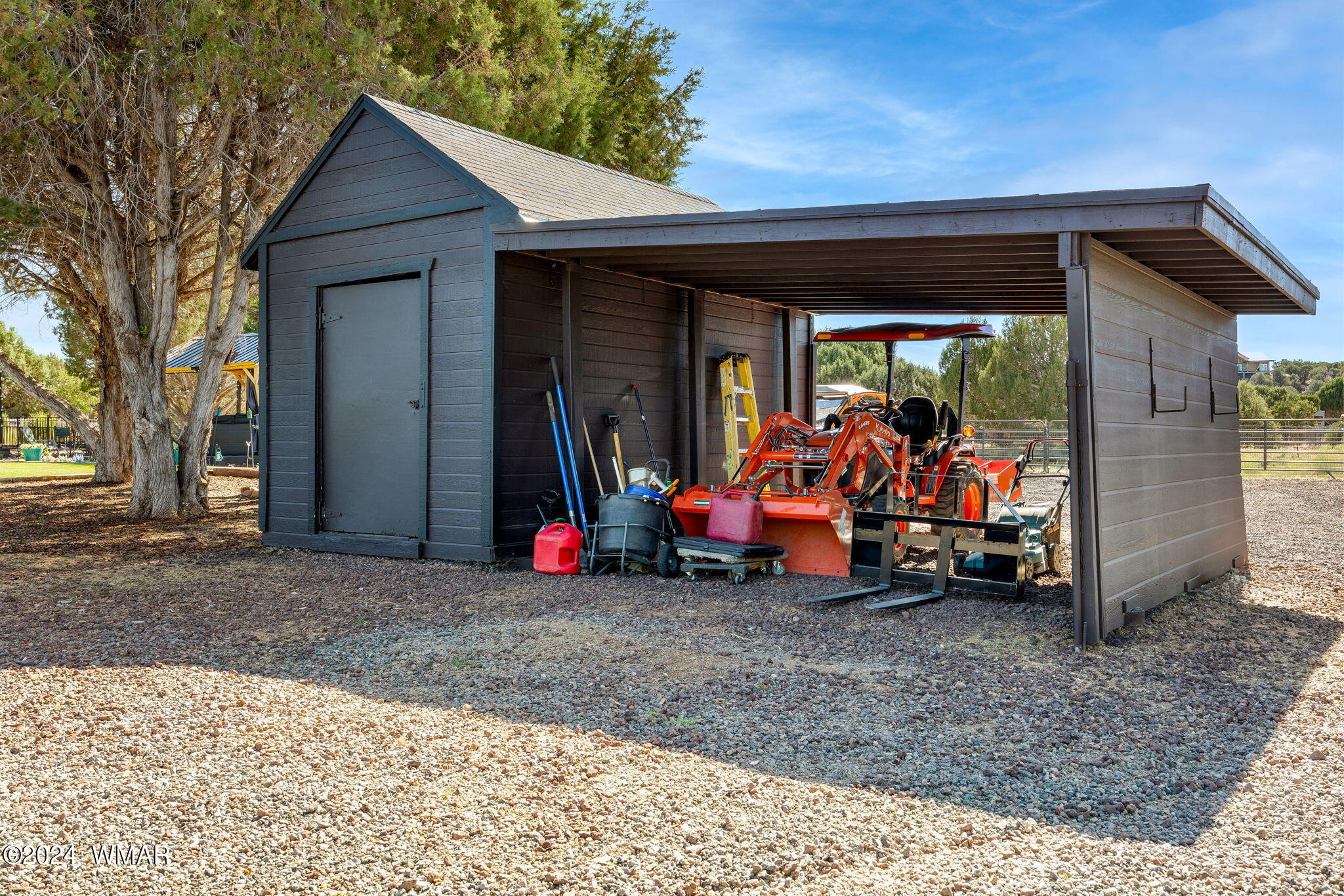 6780 Cheney Ranch Loop Show Low, AZ 85901 - Photo 40 of 46 Shed with Covered Carport