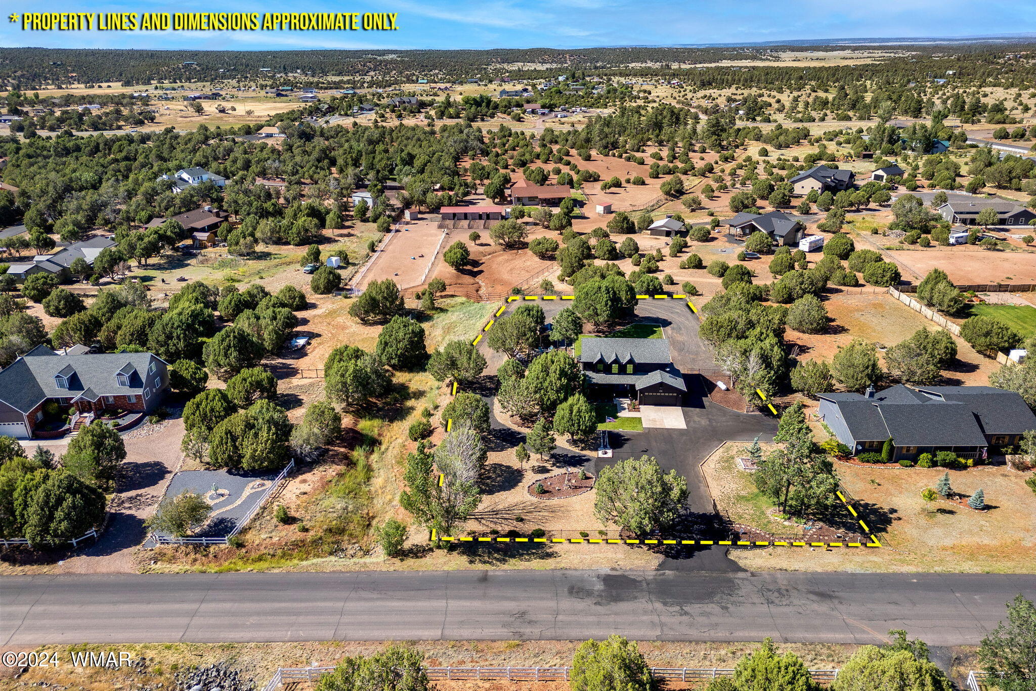 6780 Cheney Ranch Loop Show Low, AZ 85901 - Photo 42 of 46 Approximate Lot Lines