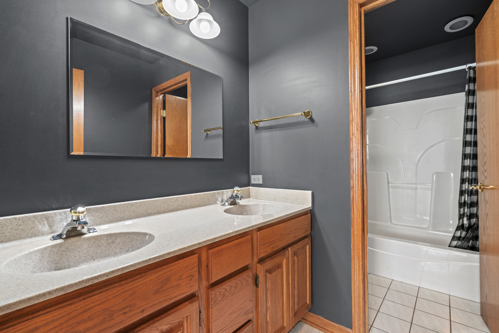 2344 Forest Avenue Rolling Meadows, IL 60008 - Photo 20 of 29 a bathroom with a sink and a mirror