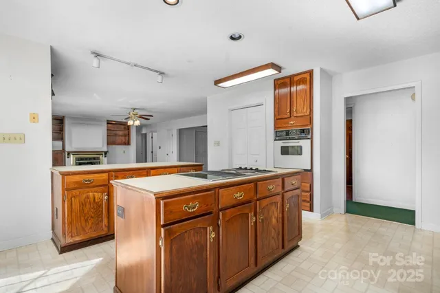 a view of a bedroom with a large window