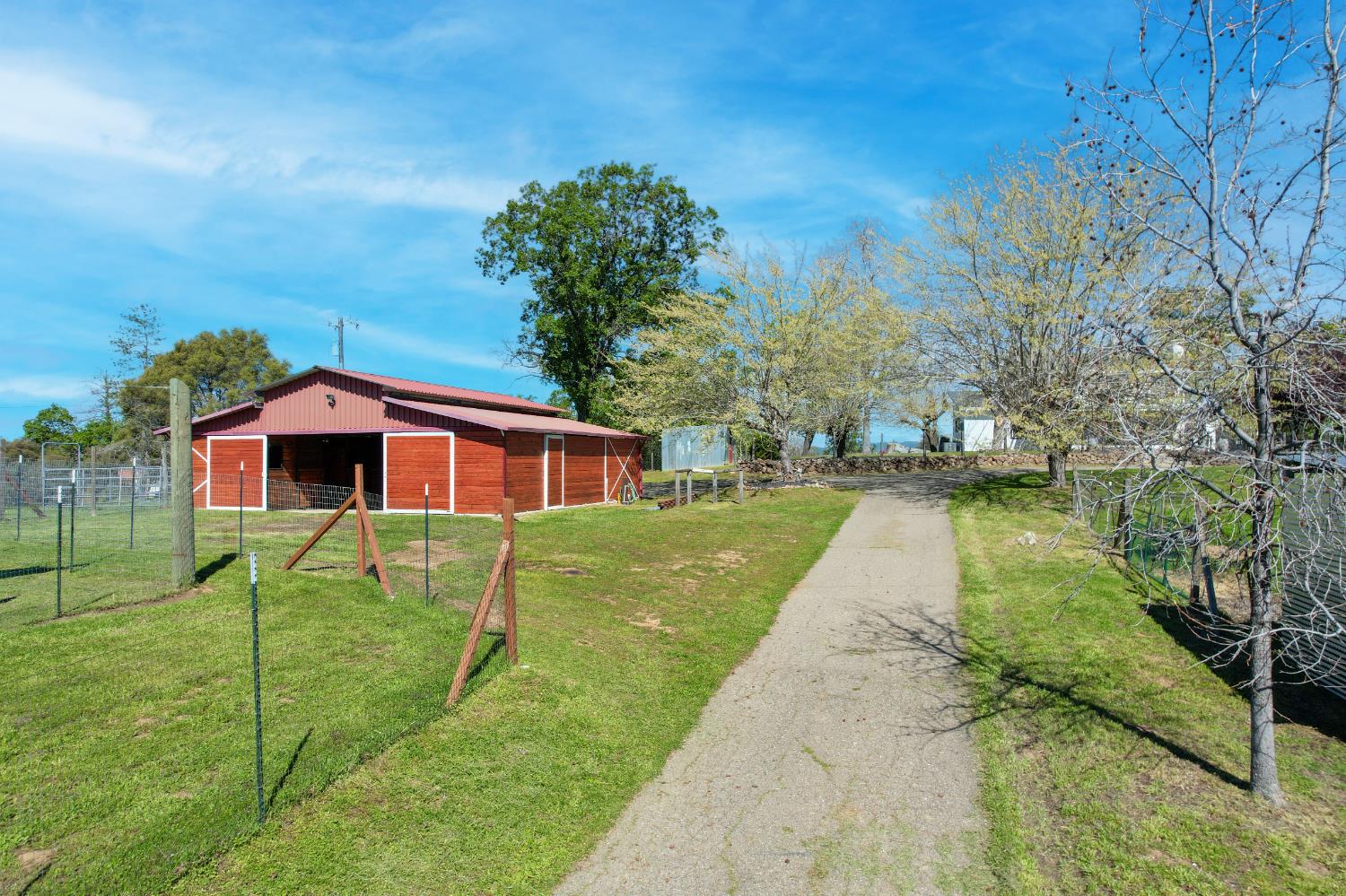 3081 Little Spur Road Somerset, CA 95684 - Photo 67 of 83 Large barn and large fenced in garden area