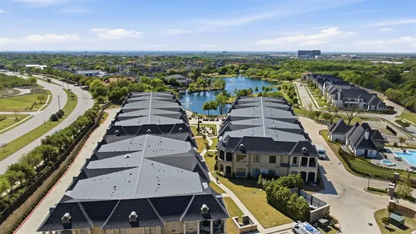 a view of a city with tall buildings