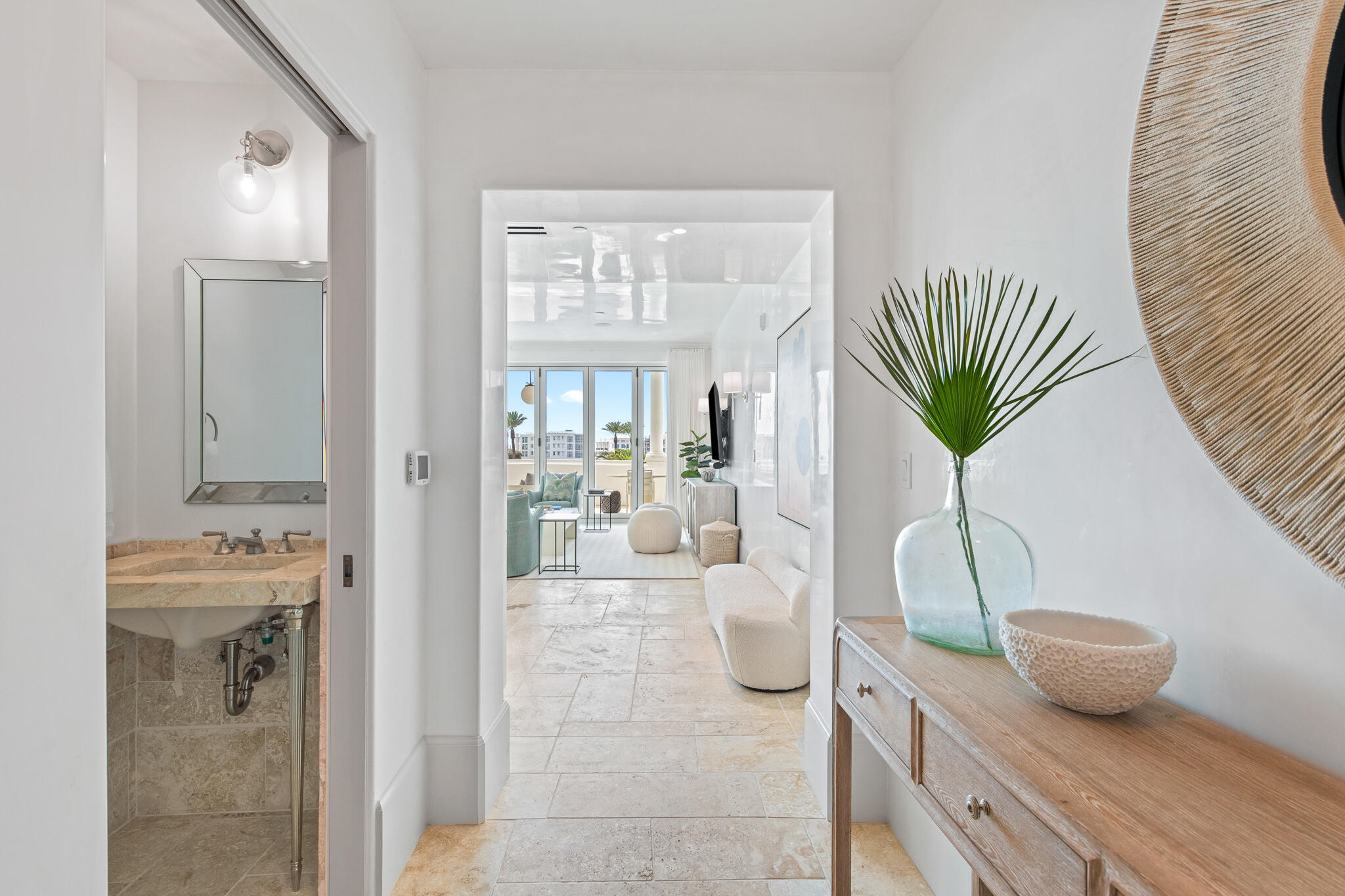 27 Admiralty Row, Unit 207 Inlet Beach, FL 32461 - Photo 20 of 37 a living room with furniture and a potted plant