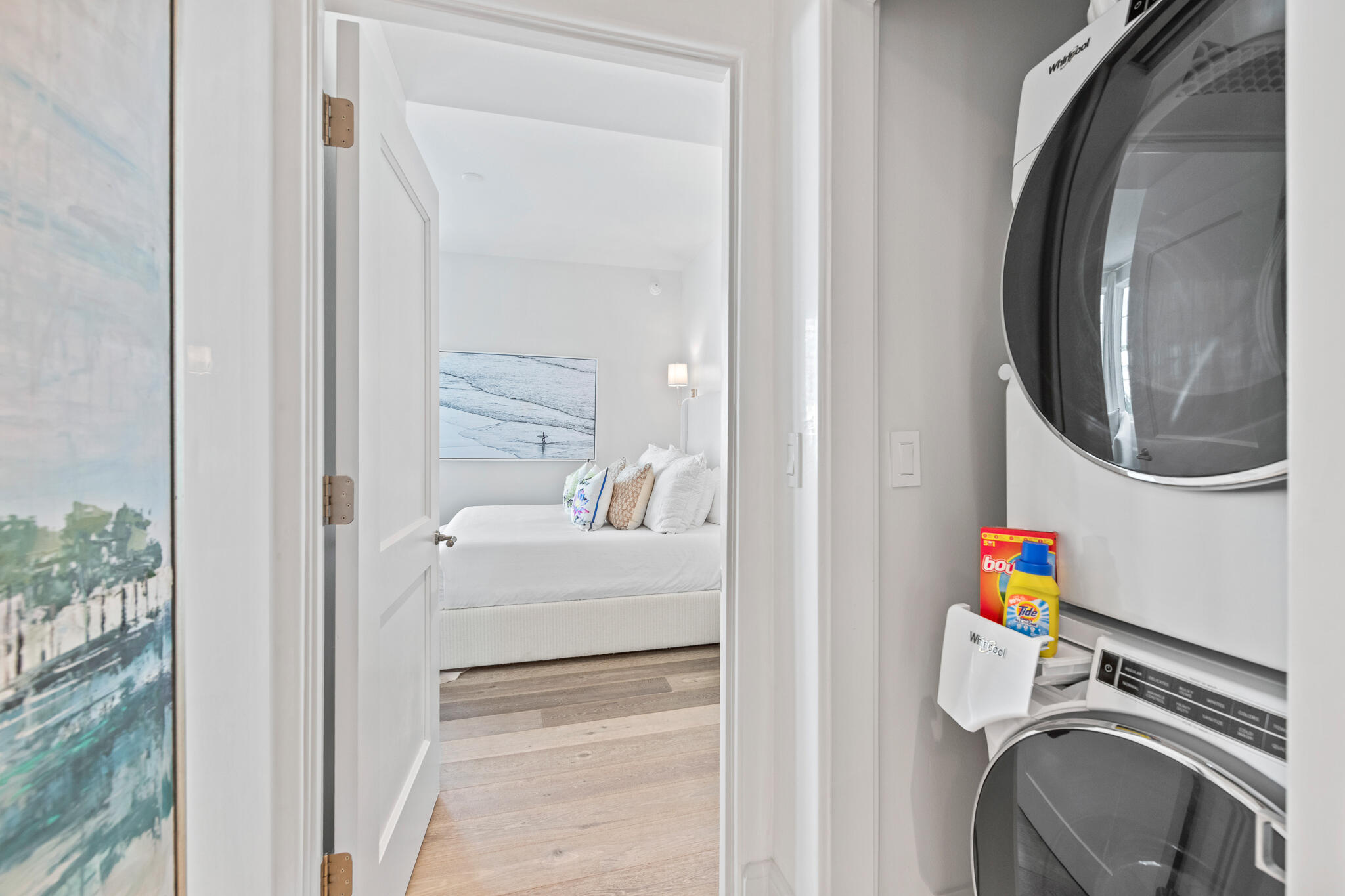 27 Admiralty Row, Unit 207 Inlet Beach, FL 32461 - Photo 24 of 37 a utility room with dryer and washer