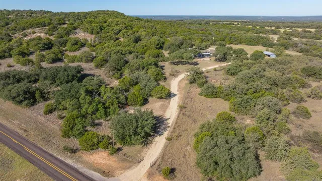 a view of a lake with a mountain