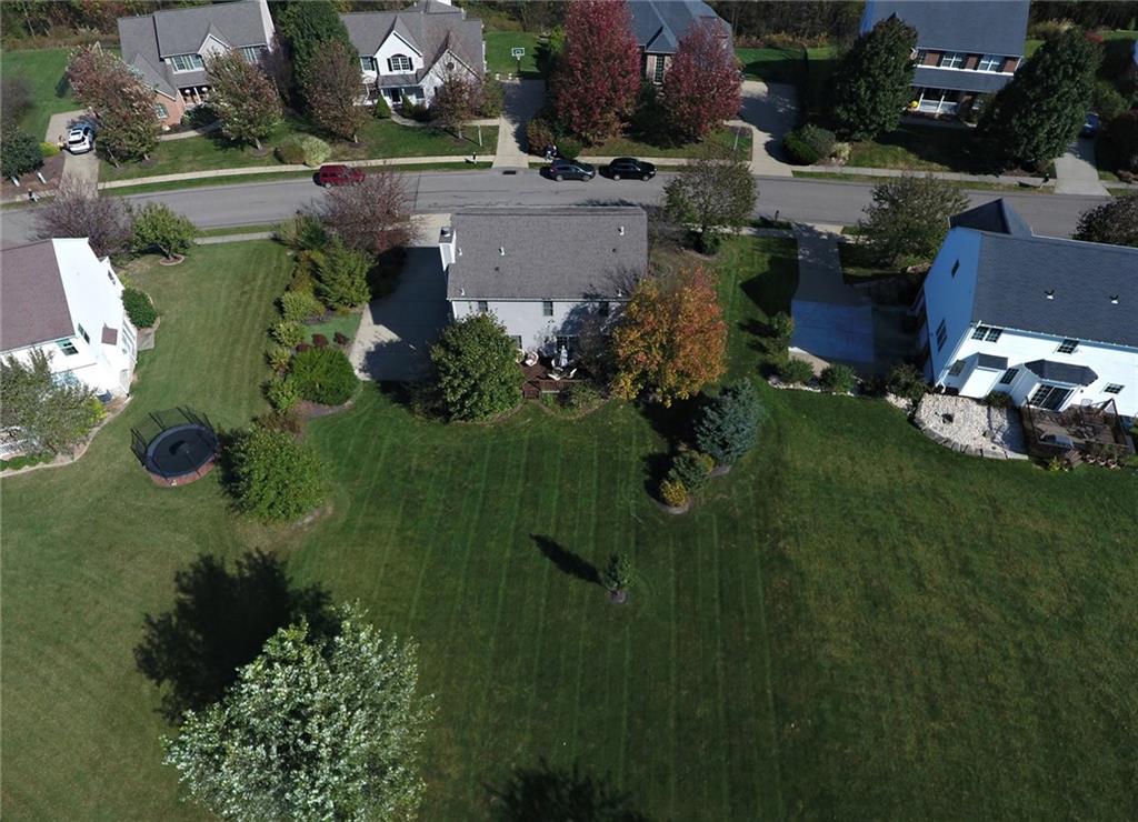 509 Tree Line Drive Gibsonia, PA 15044 - Photo 24 of 25 an aerial view of a house with pool yard and outdoor seating