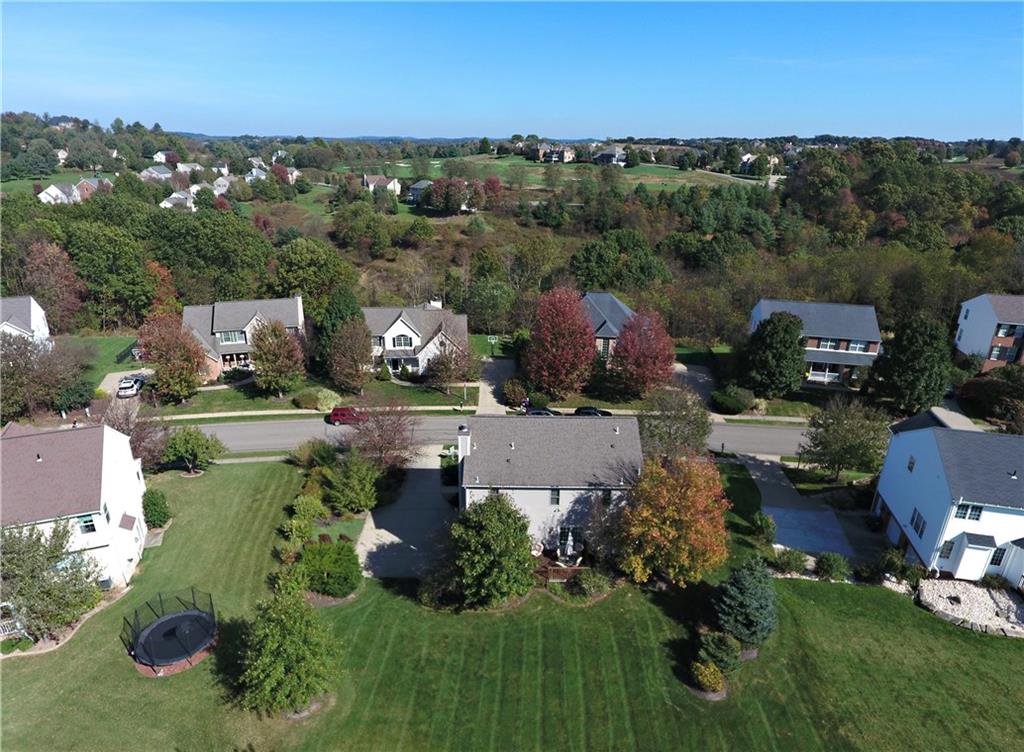509 Tree Line Drive Gibsonia, PA 15044 - Photo 25 of 25 an aerial view of a house with a garden