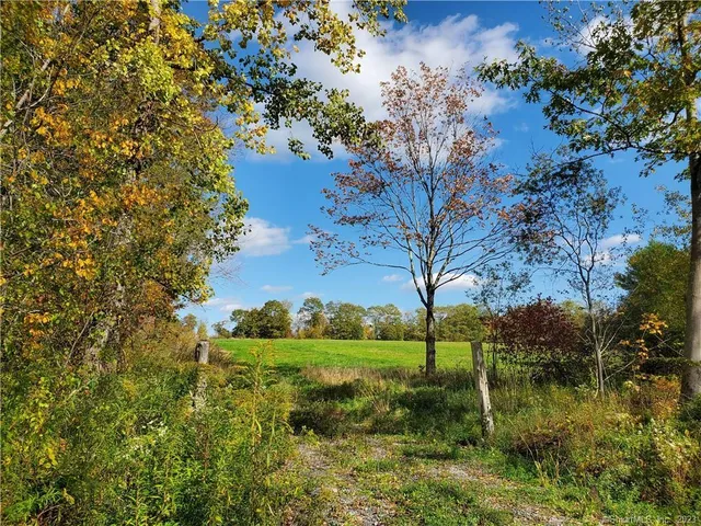 a view of a lake with a house in background