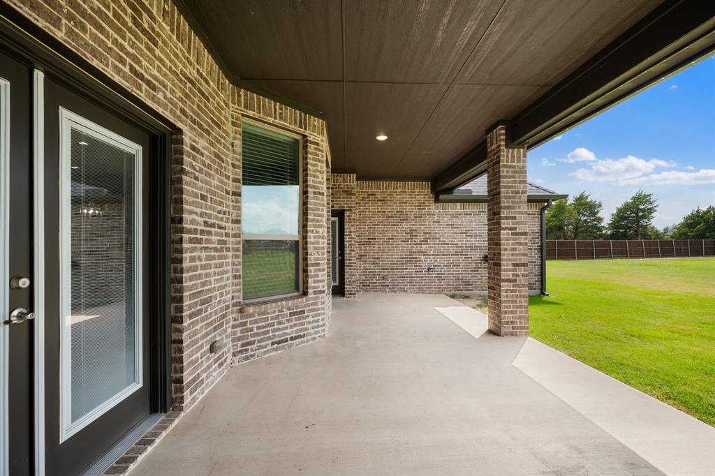 4341 Rush Road Midlothian, TX 76065 - Photo 32 of 39 Large patio overlooking huge yard