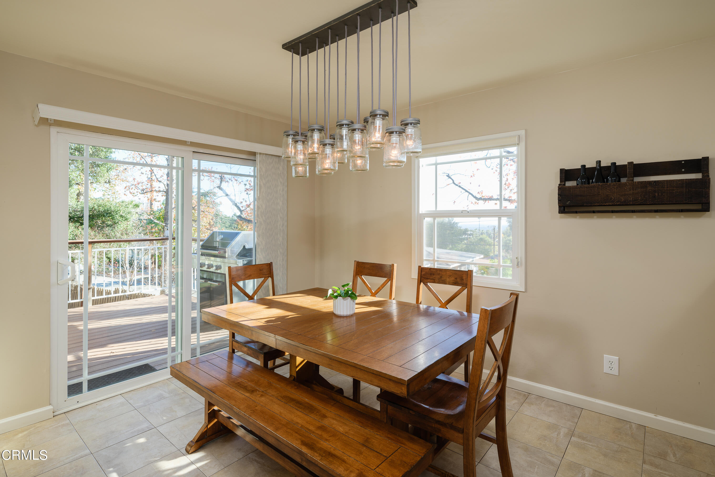 4344 El Prieto Road Altadena, CA 91001 - Photo 10 of 31 a view of a dining room with furniture and window