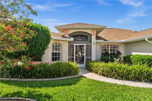 a view of a city with lawn chairs