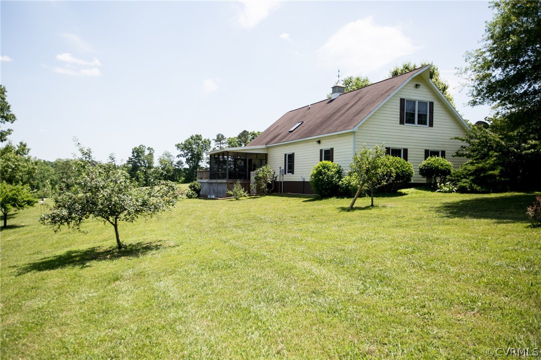 301 Slaughter Road Keysville, VA 23947 - Photo 27 of 50 a house view with a garden space