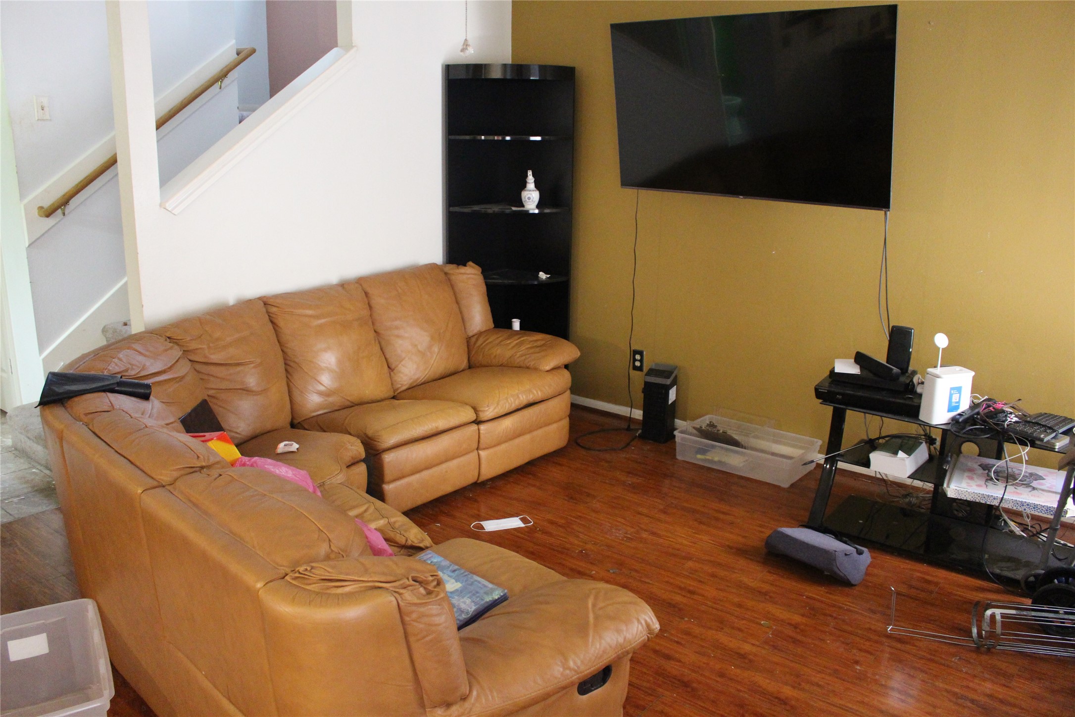 4103 Sablemist Court Houston, TX 77014 - Photo 9 of 29 a living room with furniture and a flat screen tv