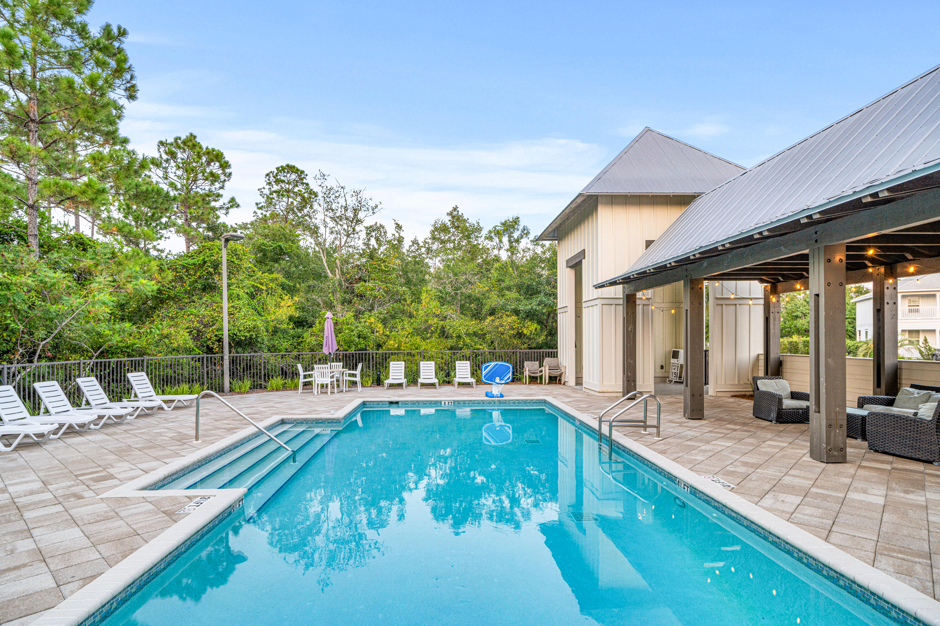 178 Melrose Avenue Santa Rosa Beach, FL 32459 - Photo 4 of 45 a swimming pool with outdoor seating and yard